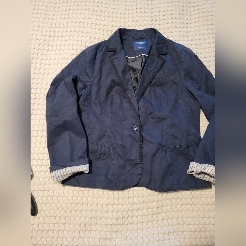American Eagle tuxedo blazer
